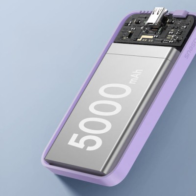 Baseues Magnetic Mini Powerbank 5000mAh 20W Purple